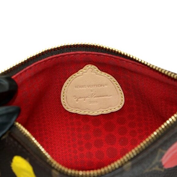 Louis Vuitton Mini Pochette Accessoires Yayoi Kusama Painted Dots Monogram - Picture 5 of 15